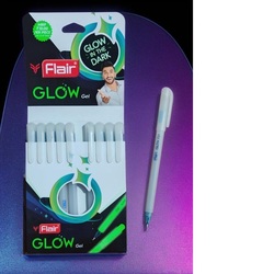 Flair Glow Gel Pen - Set of 10 - Blue